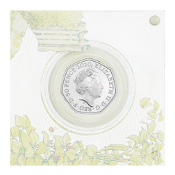 Pre-Owned 2020 UK Beatrix Potter 'Peter Rabbit' Proof Silver 50p Coin - VAT Free