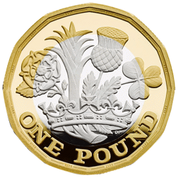 Pre-Owned 2017 UK Nations of the Crown £1 Proof Silver Coin - VAT Free