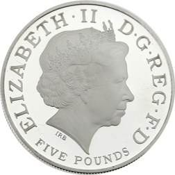 Pre-Owned 2013 UK Christening of Prince George of Cambridge £5 Proof Silver Crown - VAT Free