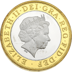 Pre-Owned 2007 Act of Union £2 Proof Design Silver Coin - VAT Free