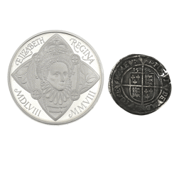 Pre-Owned UK Westminster Elizabethan Era Silver Pair 2 Coin Set - VAT Free