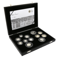 Pre-Owned 2009 UK Silver Proof 12 Coin Set - VAT Free