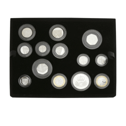 Pre-Owned 2010 UK Proof Silver 13-Coin Set - VAT Free
