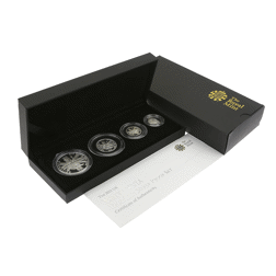 Pre-Owned UK 2011 Britannia Silver Proof 4-Coin Collection - VAT Free