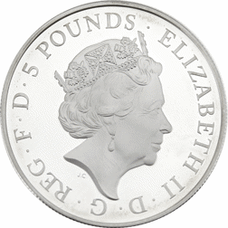 Pre-Owned 2015 UK Second Birthday of Prince George £5 Proof Silver Coin - VAT Free