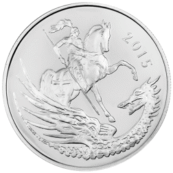 Pre-Owned 2015 UK Second Birthday of Prince George £5 Proof Silver Coin - VAT Free