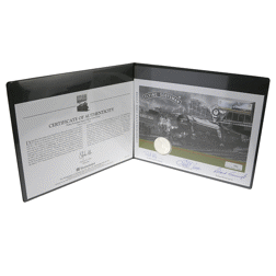 Pre-Owned 2004 Jersey Flying Scotsman Silver Proof Crown £5 Coin & Stamp Cover - VAT Free