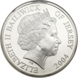 Pre-Owned 2004 Jersey Flying Scotsman Silver Proof Crown £5 Coin & Stamp Cover - VAT Free