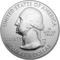 Pre-Owned 2017 ATB George Rogers Clark 5oz Silver Coin - VAT Free