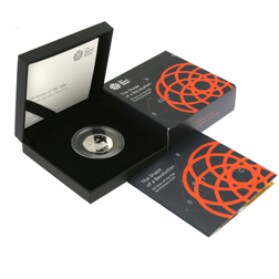 Pre-Owned 2019 UK '50 Years of the 50p Anniversary' Proof 50p Silver Coin - VAT Free