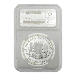 Pre-Owned 2014 Somalian Elephant 1oz Silver Coin - NGC MS 69 - 3799406-178 - VAT Free