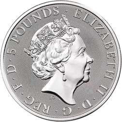 Pre-Owned 2021 UK Queen's Beasts Completer 2oz Silver Coin - VAT Free