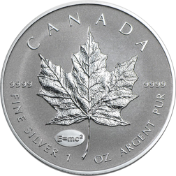 Pre-Owned 2015 Canadian Maple Privy E=mc² 1oz Silver Coin - VAT Free