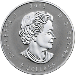 Pre-Owned 2015 Canadian Maple Privy E=mc² 1oz Silver Coin - VAT Free