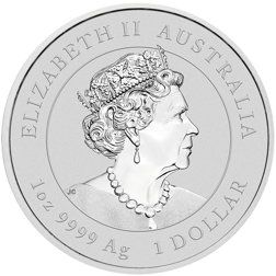 Pre-Owned 2021 Australian Lunar Ox 1oz Silver Coin - VAT Free