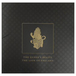 Pre-Owned 2017 UK Queen's Beasts The Lion of England 10oz Proof Silver Coin - VAT Free