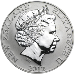 Pre-Owned 2012 New Zealand Kiwi 1oz Silver Coin - VAT Free