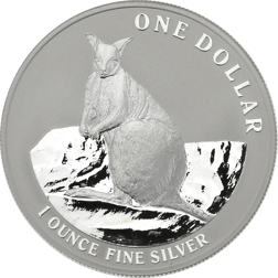 Pre-Owned 2012 Australian Kangaroo 1oz Silver Coin - VAT Free