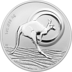 Pre-Owned 2021 Australian Kangaroo 1oz Silver Coin - VAT Free