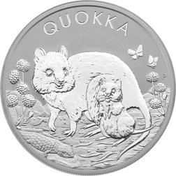 Pre-Owned 2021 Australian Quokka 1oz Silver Coin - VAT Free