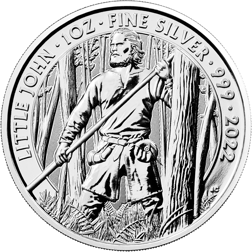 Pre-Owned 2022 UK Little John 1oz Silver Coin - VAT Free