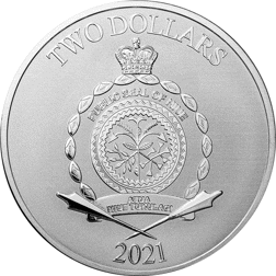 Pre-Owned 2021 Niue Star Wars Grogu (Baby Yoda) 1oz Silver Coin - VAT Free