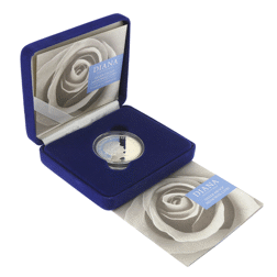 Pre-Owned 1999 UK Diana Princess of Wales Memorial £5 Silver Proof Crown - VAT Free