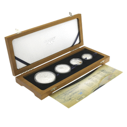 Pre-Owned 2012 South African Mapungubwe - Peace Park Series Proof Silver 4 Coin Set - VAT Free