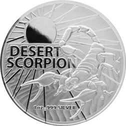Pre-Owned 2022 Australia's Most Dangerous Animals: Desert Scorpion 1oz Silver Coin VAT Free