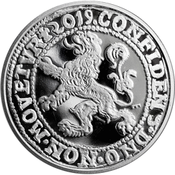 Pre-Owned 2019 Netherlands Lion Dollar Restrike 1oz Silver Coin - VAT Free