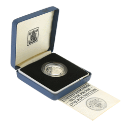 Pre-Owned 1984 UK £1 Proof Silver Coin - VAT Free