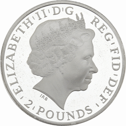 Pre-Owned 2015 UK Lunar Sheep 1oz Proof Silver Coin - VAT Free