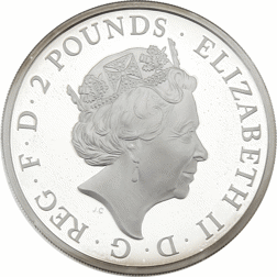 Pre-Owned 2016 UK Lunar Monkey 1oz Silver Proof Coin - VAT Free