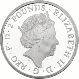 Pre-Owned 2020 UK Lunar Rat 1oz Silver Proof Coin - VAT Free