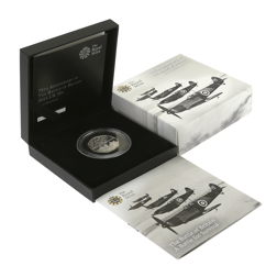 Pre-Owned 2015 UK 75th Anniversary of the Battle of Britain 50p Silver Proof Coin - VAT Free