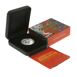 Pre-Owned 2016 Tuvalu Chinese Mythical Creatures 1oz Proof High Relief Silver Coin - VAT Free