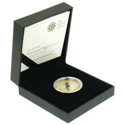 Pre-Owned 2010 UK Florence Nightingale £2 Proof Silver Coin - VAT Free