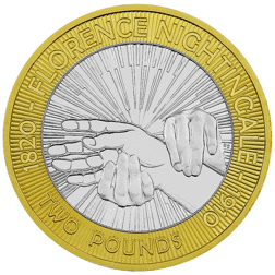 Pre-Owned 2010 UK Florence Nightingale £2 Proof Silver Coin - VAT Free