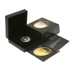 Pre-Owned 2013 UK 350th Anniversary of the Guinea £2 Proof Silver Coin - VAT Free