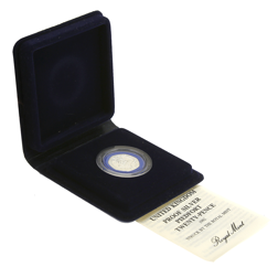 Pre-Owned 1982 UK Piedfort 20p Silver Proof Coin - VAT Free