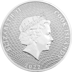 Pre-Owned 2022 Cook Islands Bounty 1oz Silver Coin - VAT Free
