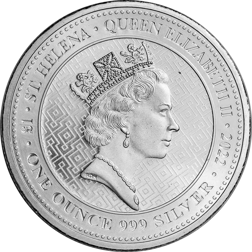 2022 St Helena The Queen's Virtues: Truth 1oz Silver Coin