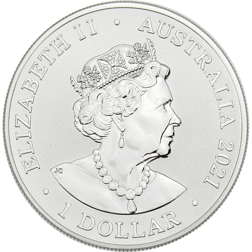 Pre-Owned 2021 Australian Zoo Cheetah 1oz Silver Coin - VAT Free