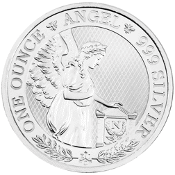 Pre-Owned 2021 St Helena Napoleon Angel 1oz Silver Coin - VAT Free