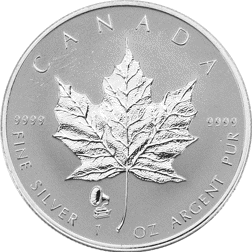 Pre-Owned 2019 Canadian Maple 'Edison Phonograph Privy' 1oz Silver Coin - VAT Free