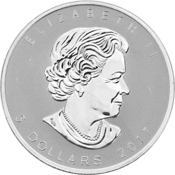 Pre-Owned 2017 Canadian Maple 'Cougar Privy' 1oz Silver Coin - VAT Free