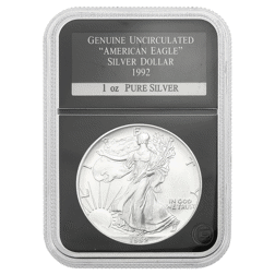 Pre-Owned 1992 USA Eagle 1oz Silver Coin - PCS - SEG-4621199207 - VAT Free