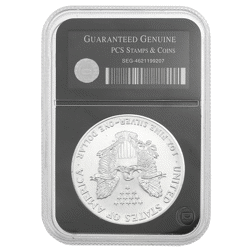 Pre-Owned 1992 USA Eagle 1oz Silver Coin - PCS - SEG-4621199207 - VAT Free