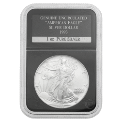 Pre-Owned 1993 USA Eagle 1oz Silver Coin - PCS - SEG-4621199308 - VAT Free