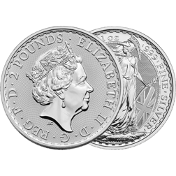 2023 UK Queen Elizabeth II Britannia 1oz Silver Coin